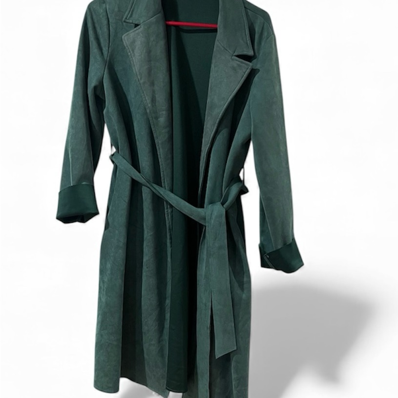 Shein Deep Green Trench Coat